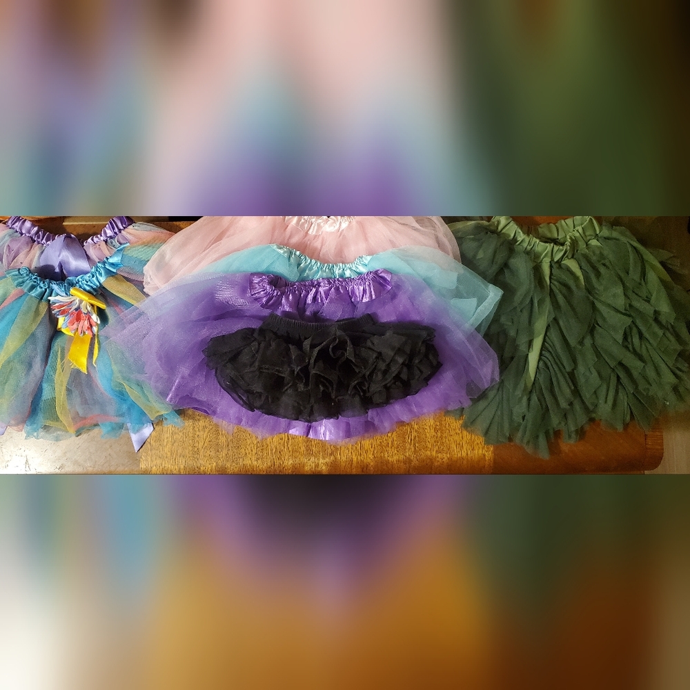 Colorful Tulle Skirts Set